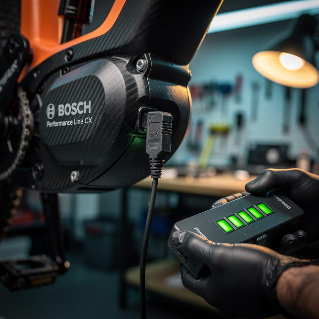 Diagnostyka silnika Bosch w rowerze elektrycznym
