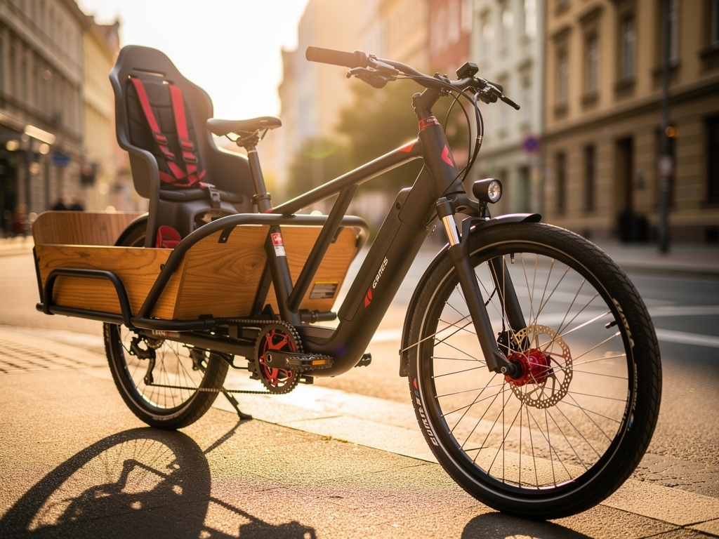 Regulacja napędu beltowego w rowerze cargo